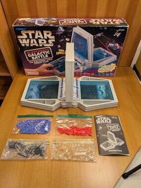 Vtg 1997 Tiger STAR WARS GALACTIC BATTLE Electronic Combat Game #88-088 - TESTED